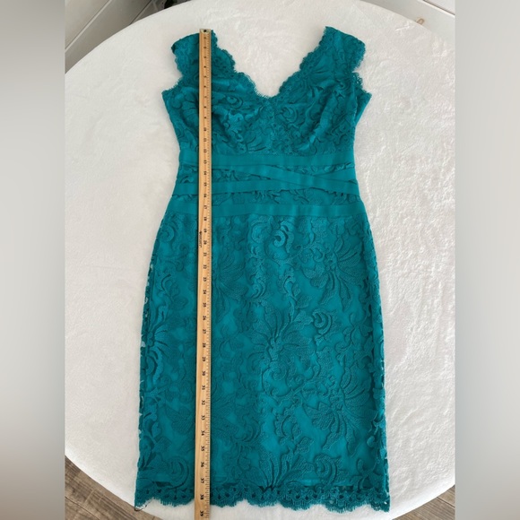 Tadashi Shoji Size 8 Embroidered Lace Sheath Dress - Picture 17 of 17